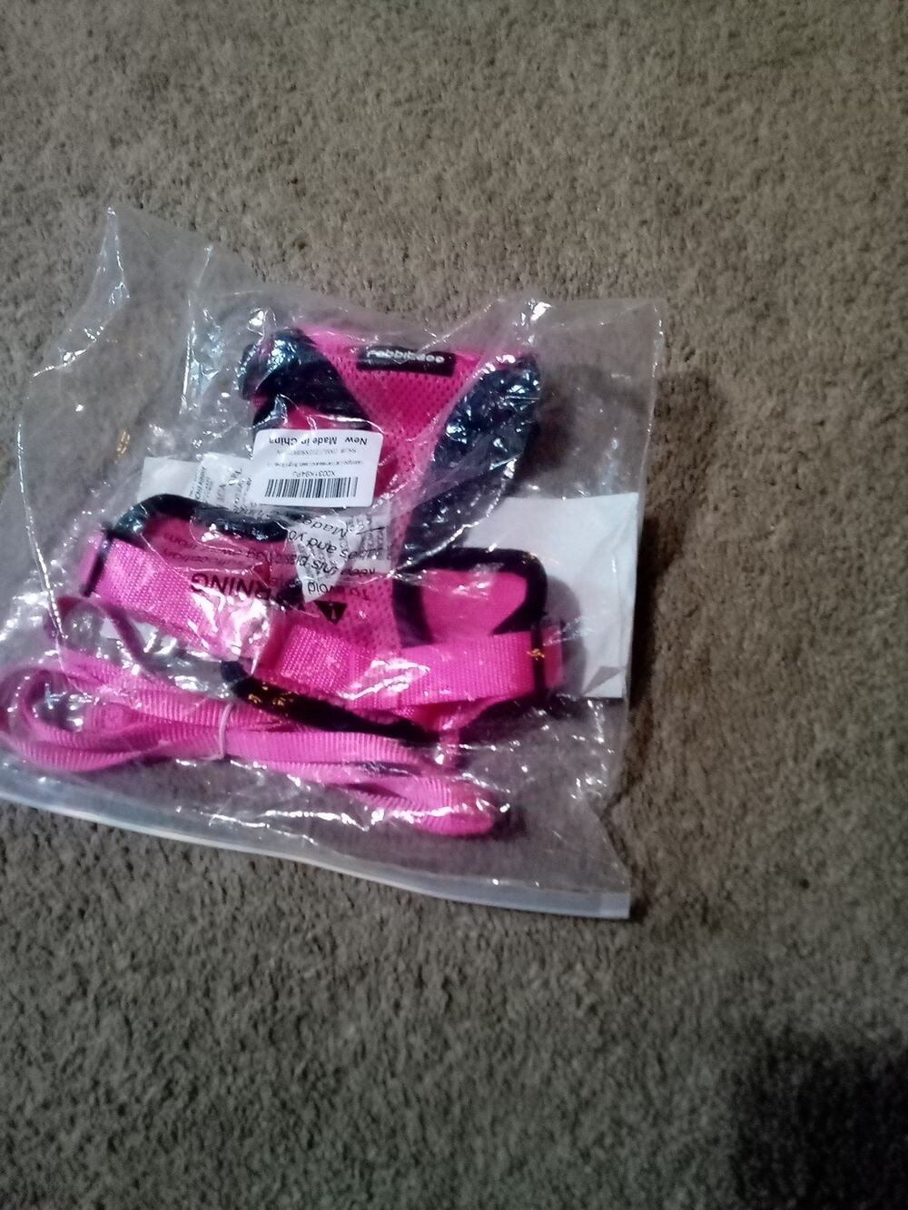 rabbitgoo Cat Harness and Leash Escape Proof Walking Vest Adjustable Hot Pink XS